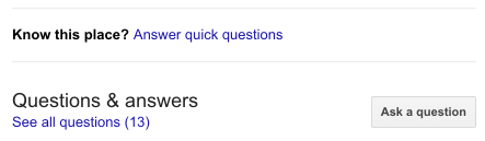 Google Q&A